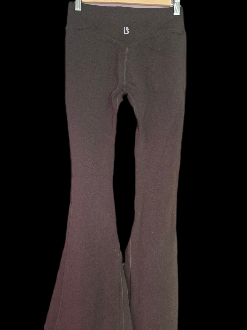 🐰 Buffbunny Collection Flare Leggings | Crossover Waist | Brown | L